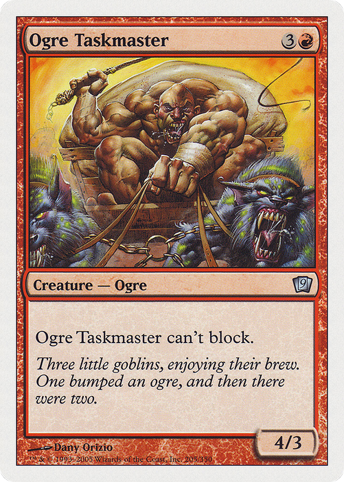 Ogre Taskmaster (9ED-205) - uncommon
