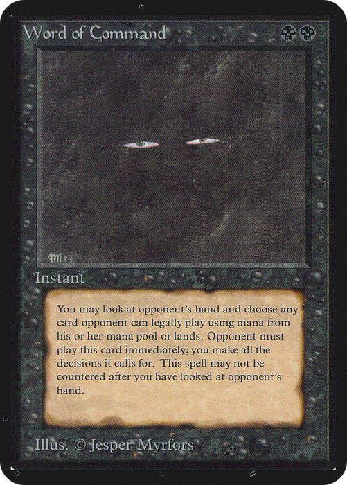 Word of Command (LEA-136) - rare