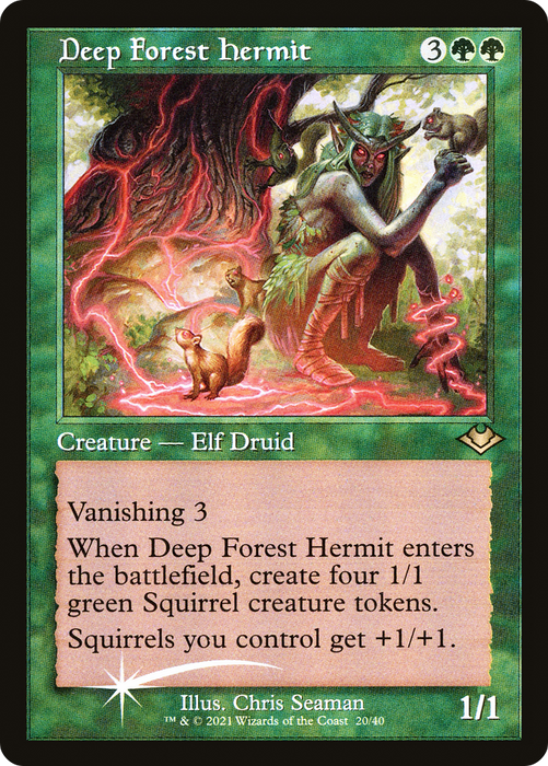 Deep Forest Hermit (MH1-020) - rare - Etched Foil