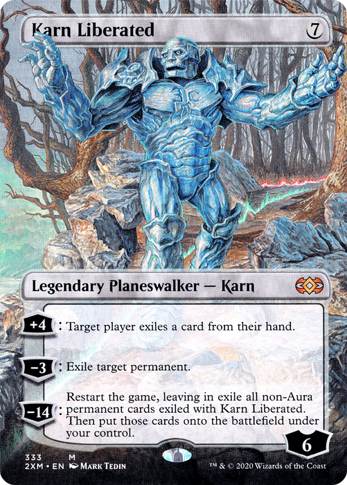Karn Liberated (2XM-333) - mythic (Borderless) - Foil