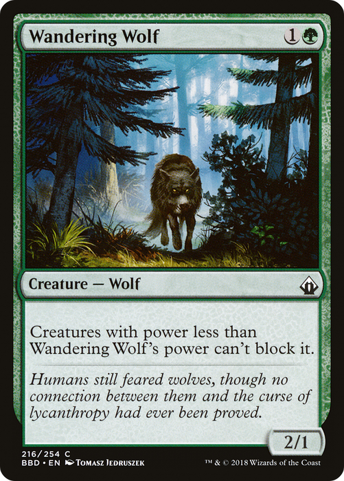 Wandering Wolf (BBD-216) - common - Foil