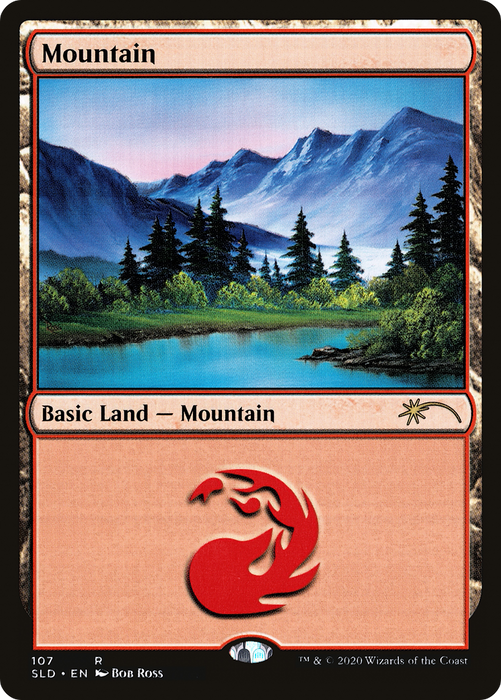 Mountain (SLD-107) - rare - Foil