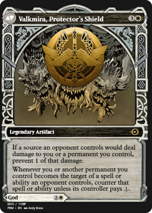 Reidane, God of the Worthy // Valkmira, Protector's Shield (PRM-88228) - rare