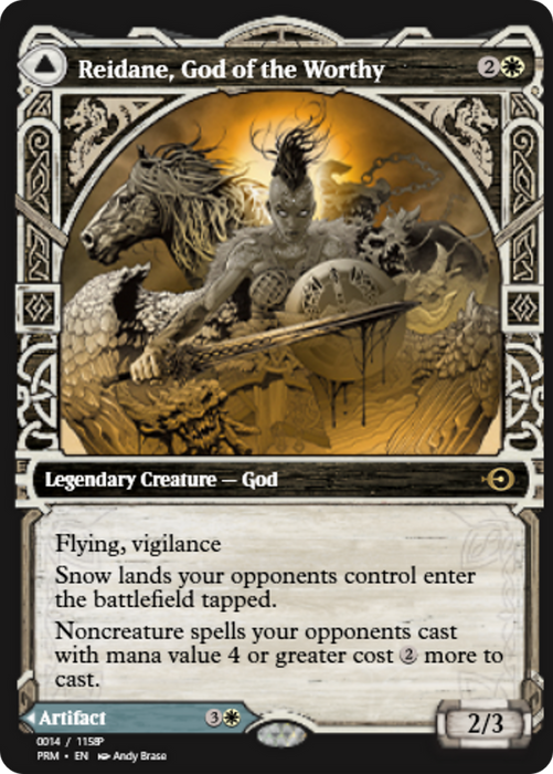 Reidane, God of the Worthy // Valkmira, Protector's Shield (PRM-88228) - rare