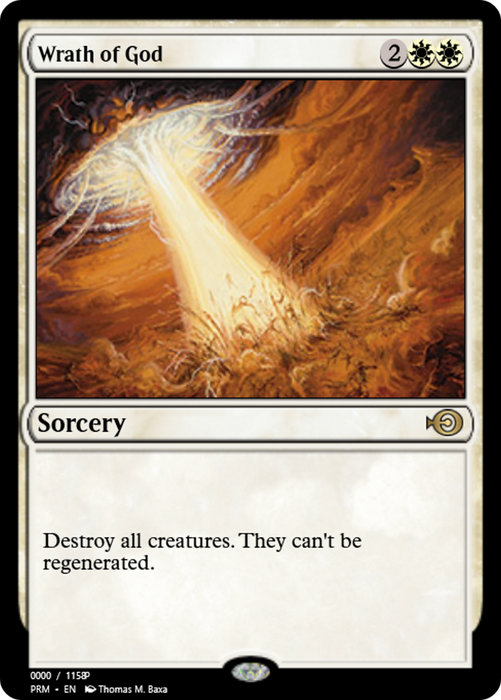 Wrath of God (PRM-82882) - rare - Foil