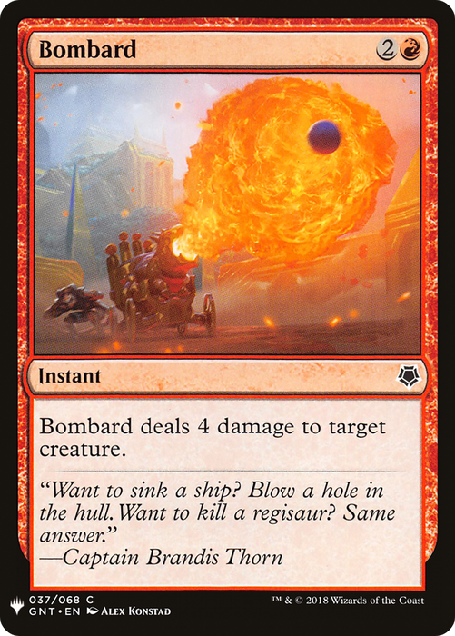 Bombard (LIST-GNT-37) - common