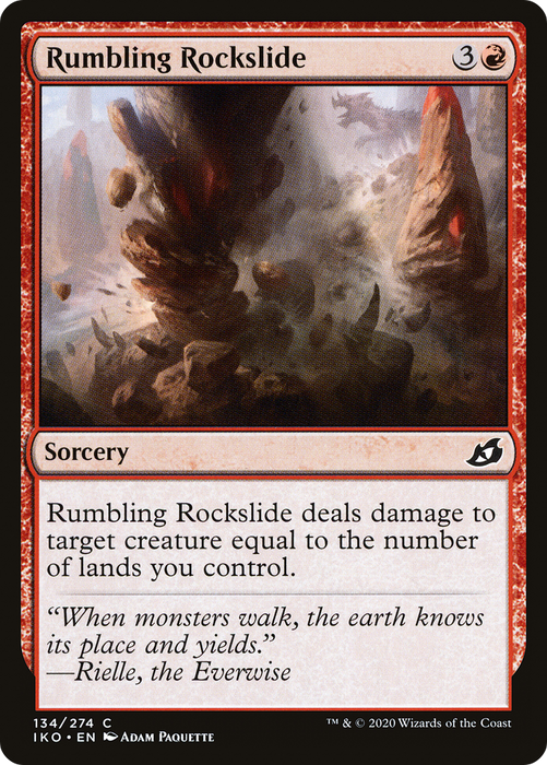 Rumbling Rockslide (IKO-134) - common