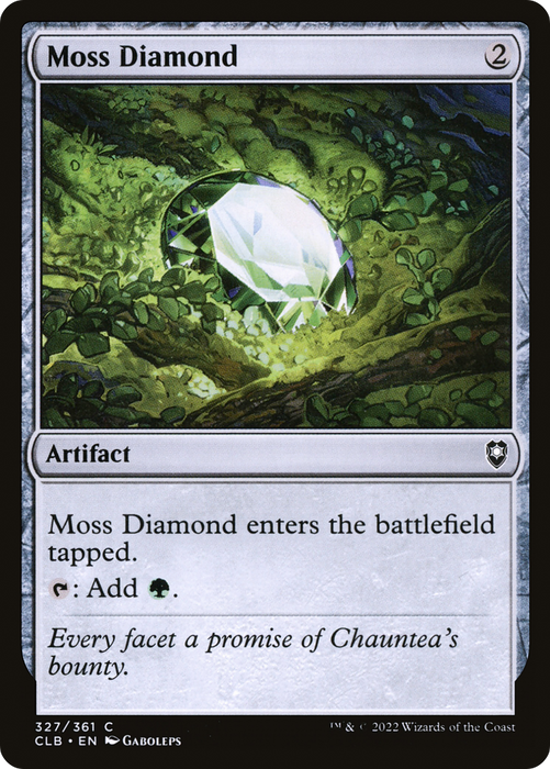 Moss Diamond (CLB-327) - common - Foil