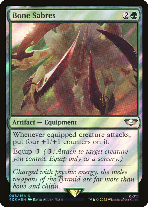 Bone Sabres (40K-88★) - rare - Foil