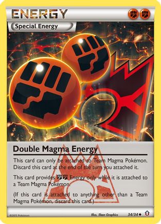 Double Magma Energy (034/34) - DC  - Uncommon