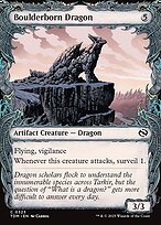 Boulderborn Dragon (TDM-323) - common: (Showcase) - Foil
