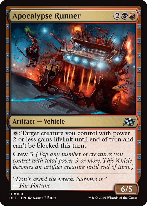 Apocalypse Runner (DFT-188) - uncommon
