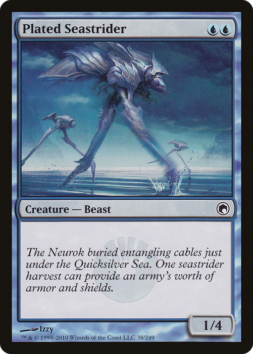 Plated Seastrider (SOM-038) - common - Foil