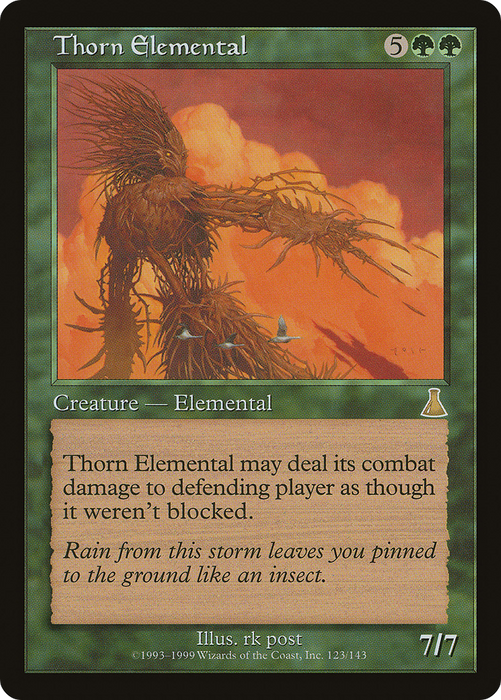Thorn Elemental (UDS-123) - rare - Foil