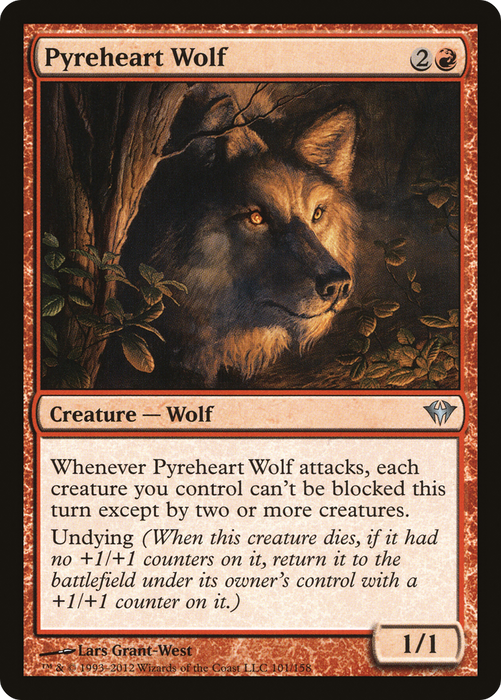 Pyreheart Wolf (DKA-101) - uncommon
