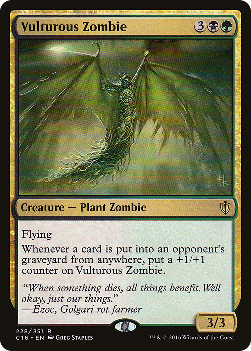 Vulturous Zombie (C16-228) - rare