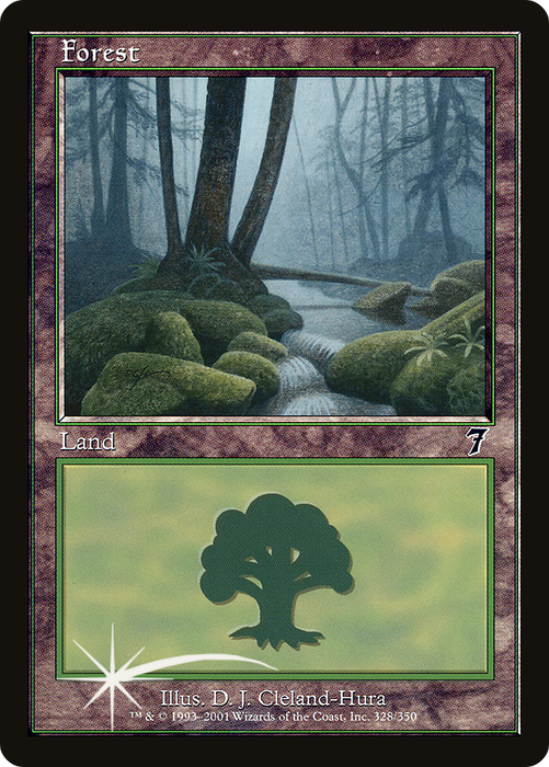 Forest (7ED-328★) - common - Foil