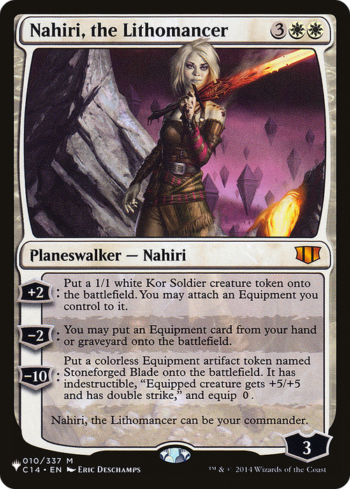 Nahiri, the Lithomancer (LIST-C14-10) - mythic