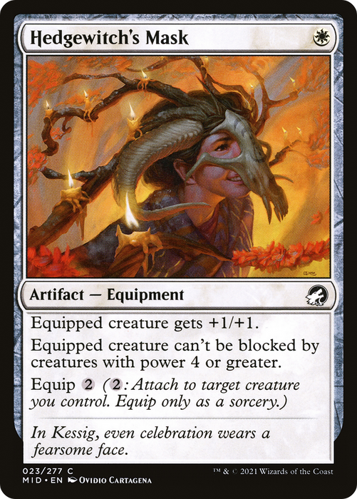 Hedgewitch's Mask (MID-023) - common - Foil