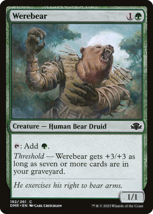 Werebear (DMR-182) - common - Foil