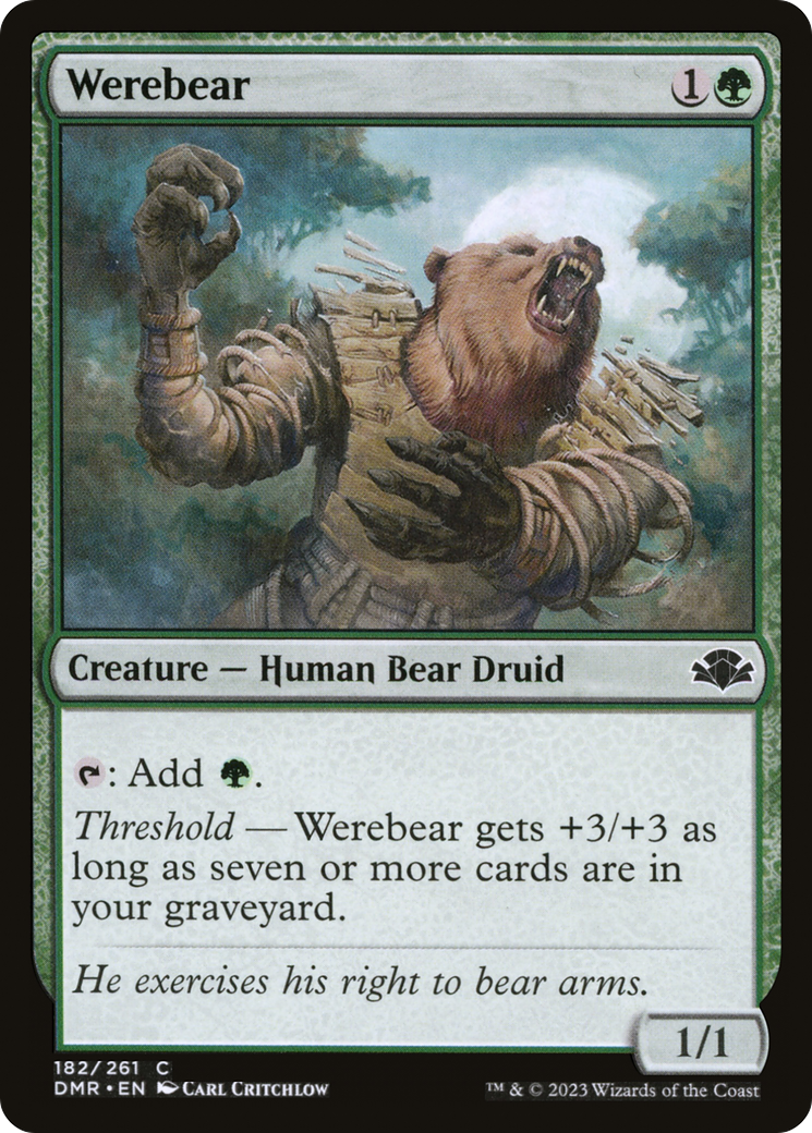 Werebear (DMR-182) - common