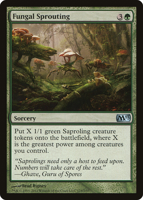 Fungal Sprouting (M13-173) - uncommon - Foil