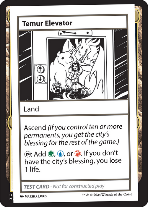 Temur Elevator (MB2PC-382) - rare
