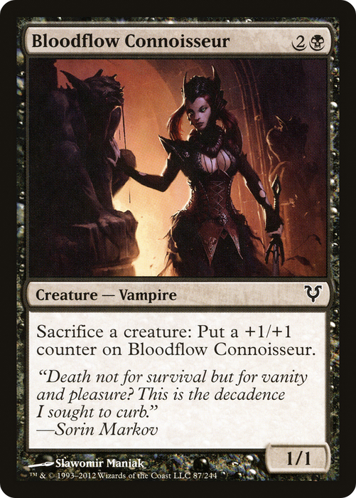 Bloodflow Connoisseur (AVR-087) - common - Foil