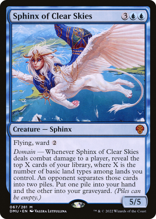 Sphinx of Clear Skies (DMU-067) - mythic
