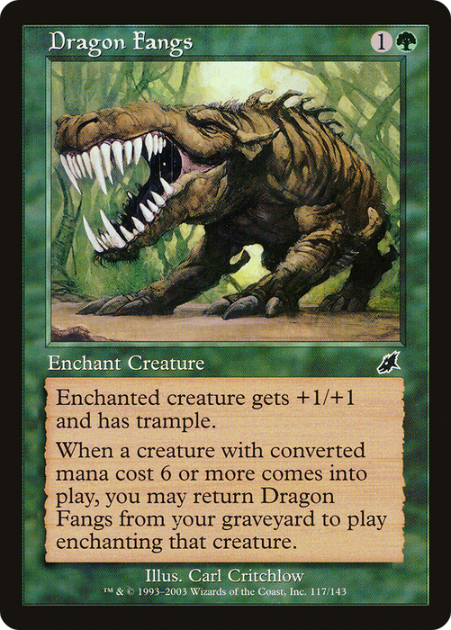 Dragon Fangs (SCG-117) - common - Foil