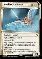 Aurelia's Vindicator (MKM-336) - mythic: (Showcase) - Foil