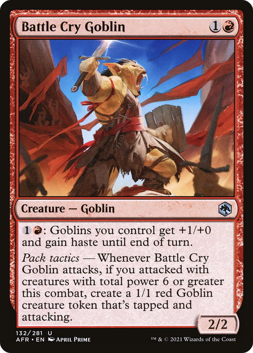 Battle Cry Goblin (AFR-132) - uncommon