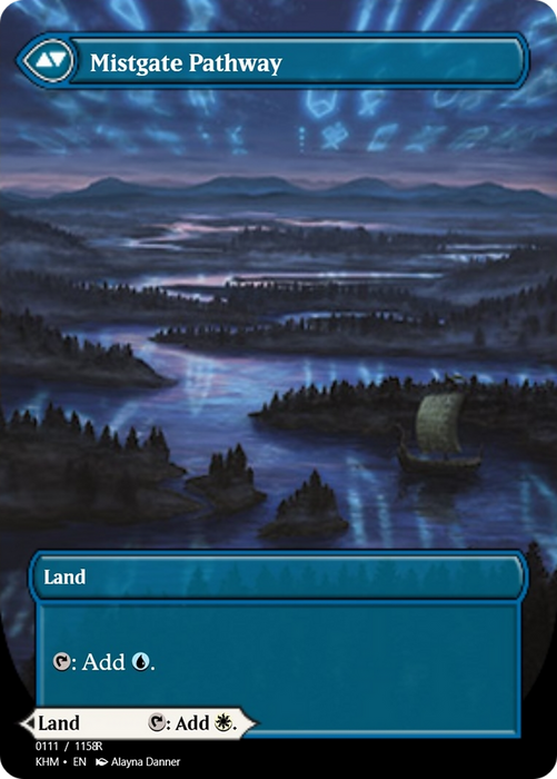 Hengegate Pathway // Mistgate Pathway (PRM-88408) - rare - Foil