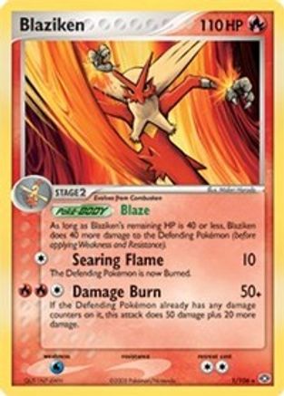 Blaziken (001/106) - DE  - Rare