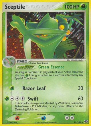 Sceptile (010) - E  - Holo Rare - Holofoil