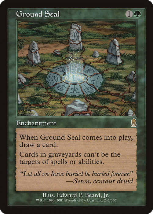 Ground Seal (ODY-242) - rare - Foil