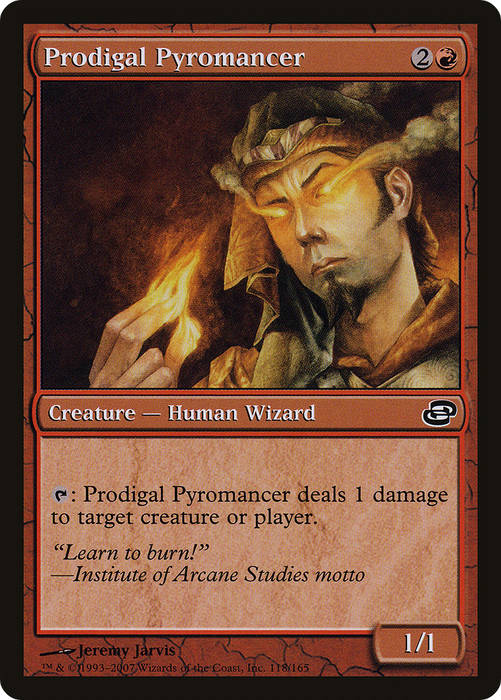 Prodigal Pyromancer (PLC-118) - common: (colorshifted)
