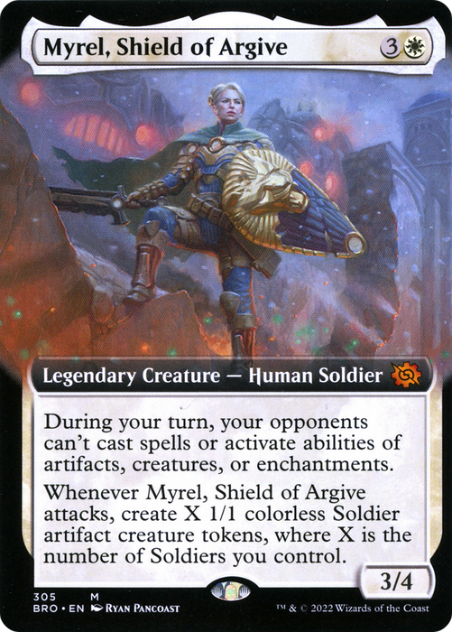 Myrel, Shield of Argive (BRO-305) - mythic: (Extended Art)