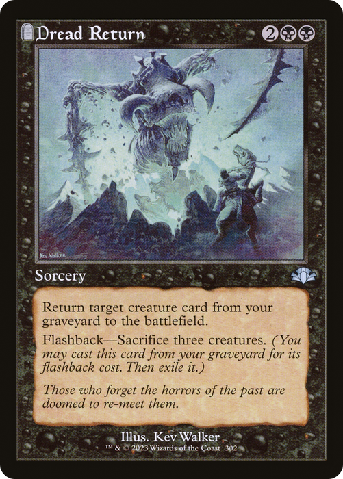 Dread Return (DMR-302) - uncommon: (tombstone)