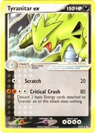 Tyranitar ex (Non-Holo) (017) - PS1  - Ultra Rare