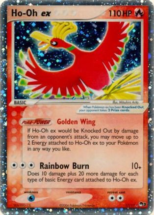 Ho-Oh ex (Holo) (017) - PS3  - Ultra Rare - Holofoil