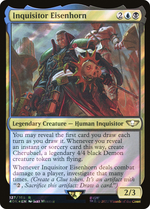Inquisitor Eisenhorn (40K-127★) - rare - Foil