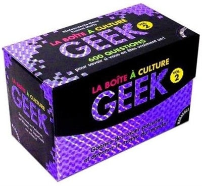 La Boite à culture geek: Volume 2 (French) - USED