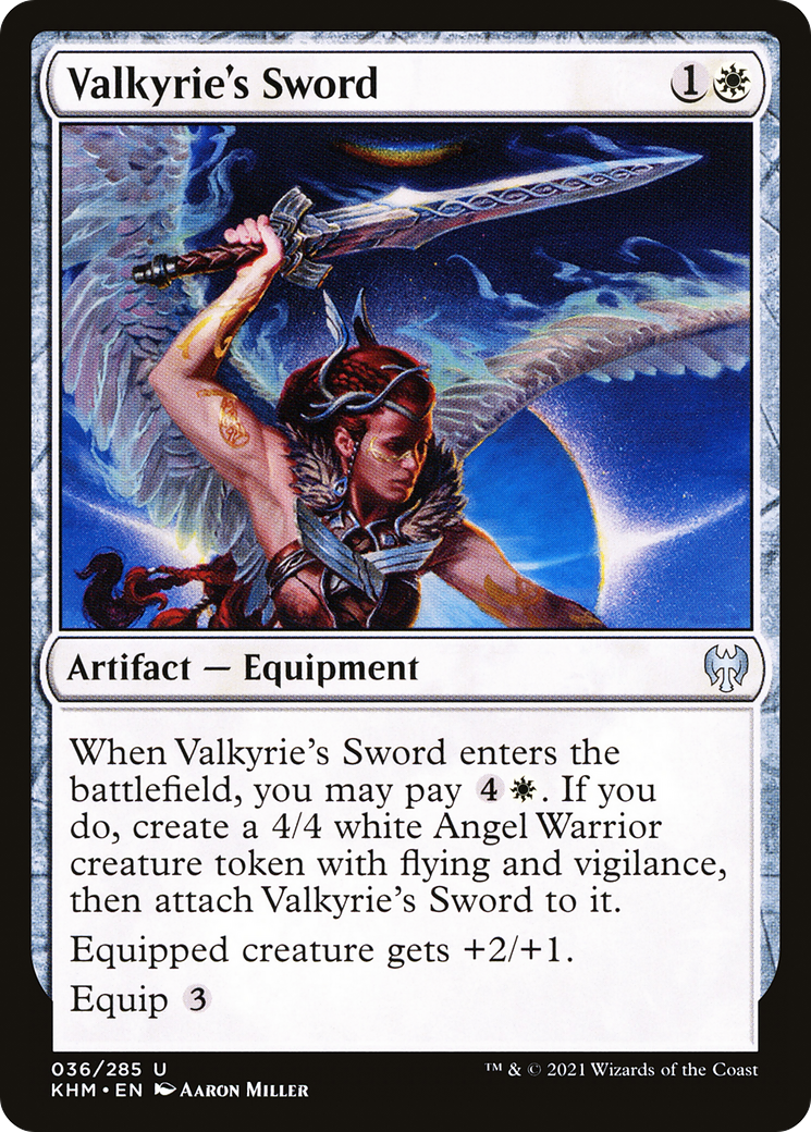Valkyrie's Sword (KHM-036) - uncommon