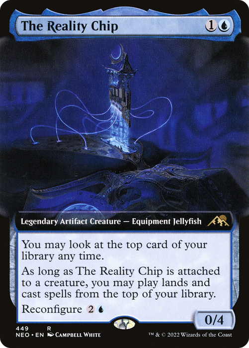 The Reality Chip (NEO-449) - rare: (Extended Art) - Foil