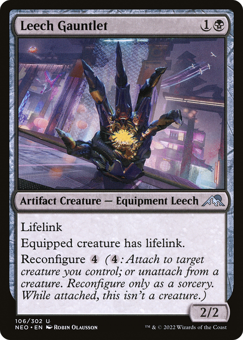 Leech Gauntlet (NEO-106) - uncommon