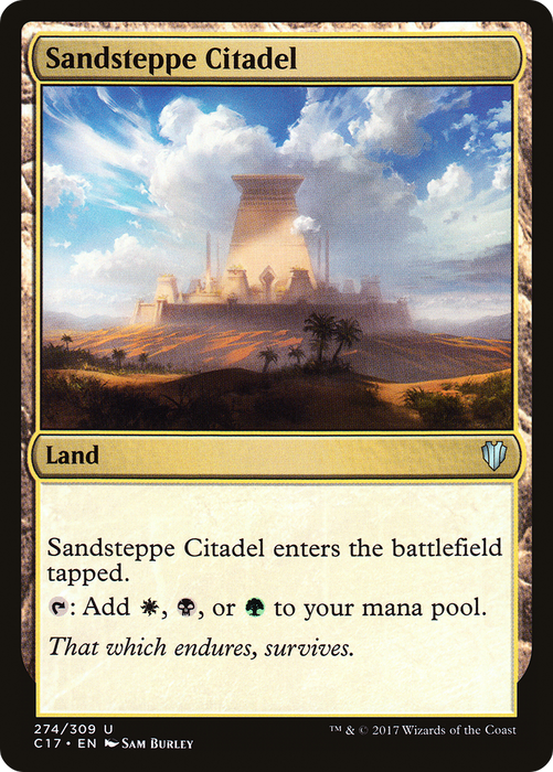 Sandsteppe Citadel (C17-274) - uncommon