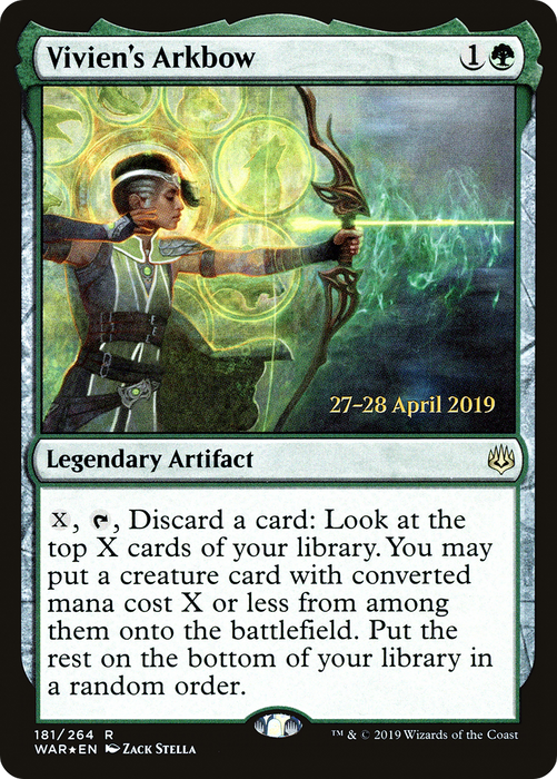 Vivien's Arkbow (PRE-181S) - rare - Foil
