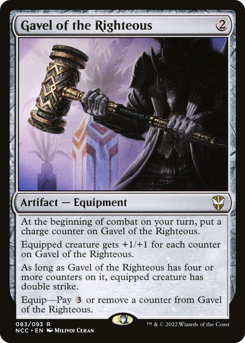 Gavel of the Righteous (NCC-083) - rare