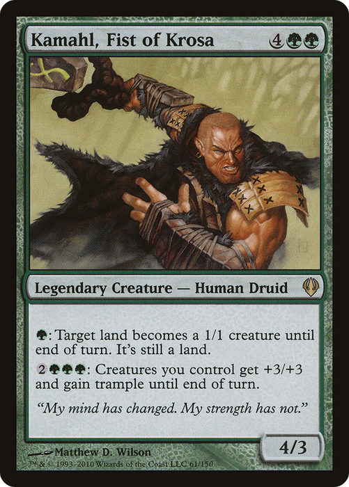 Kamahl, Fist of Krosa (ARC-061) - rare